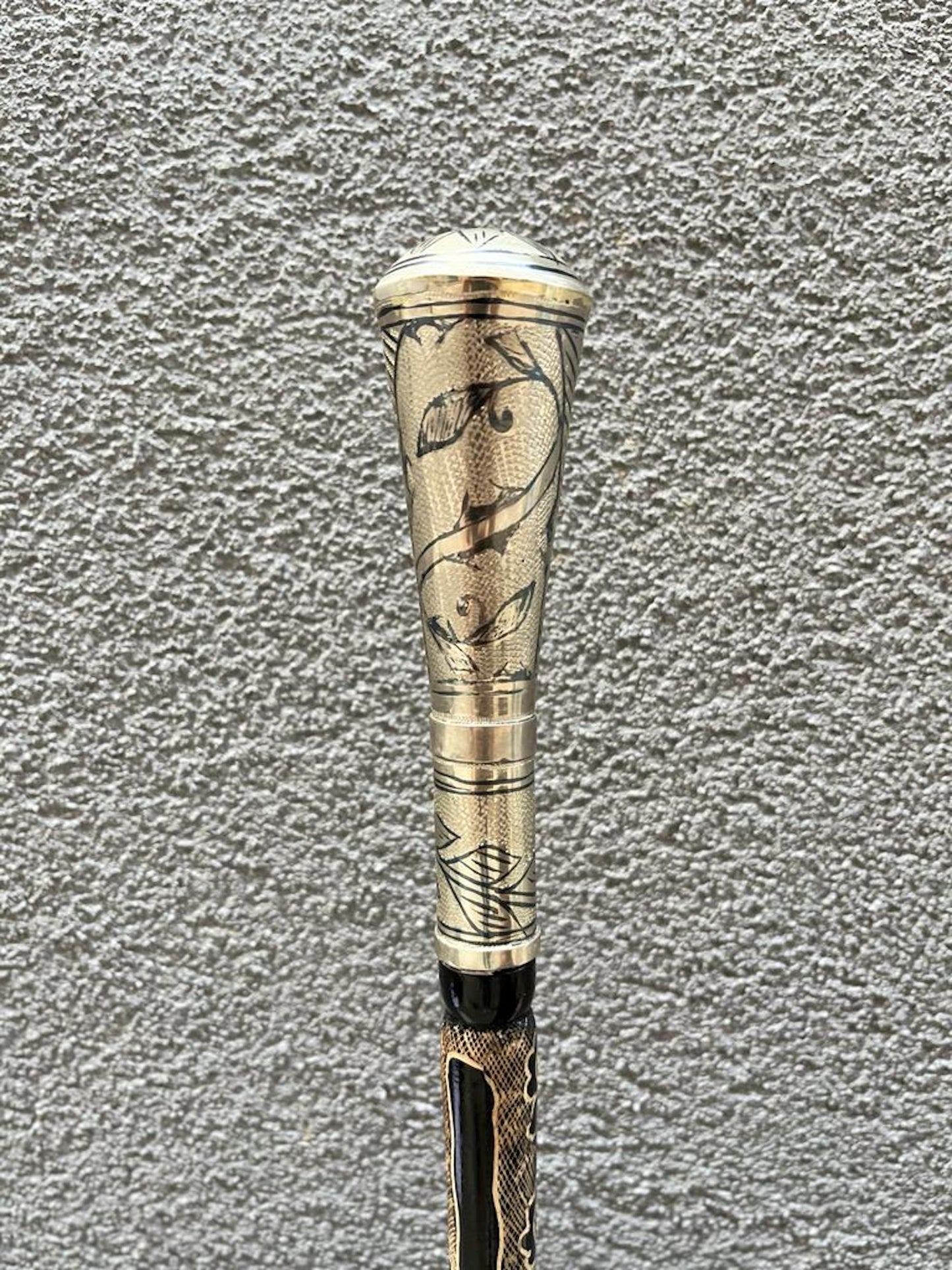 Alpaga Silver Handle Cane