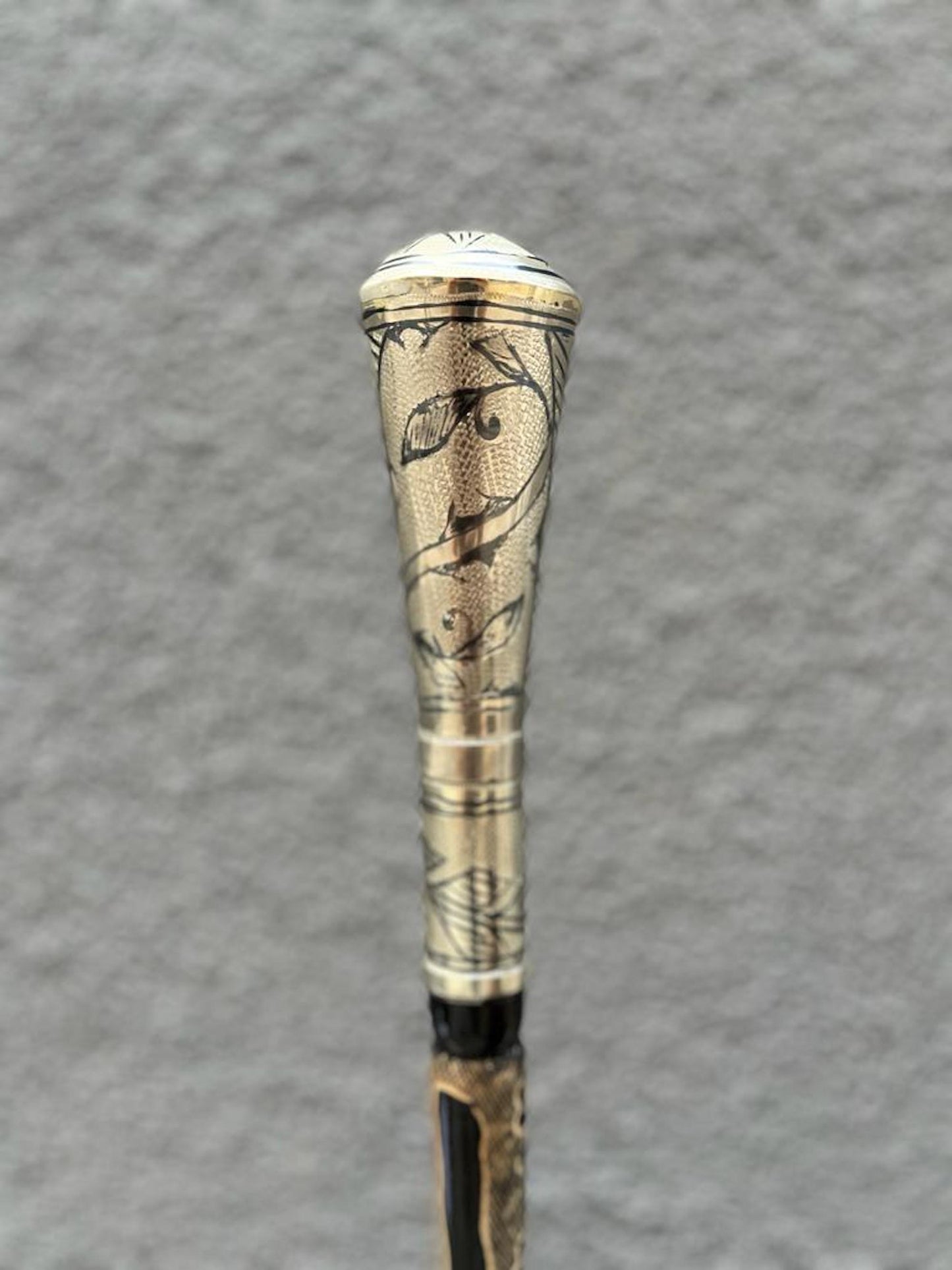 Alpaga Silver Handle Cane